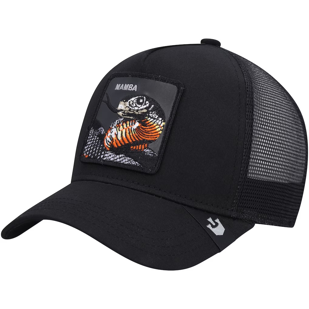 5260-Goorin-Bros-Mamba-Adjustable-Trucker-Hat-Black-1.jpg Goorin Bros Mamba Adjustable Trucker Hat - Black