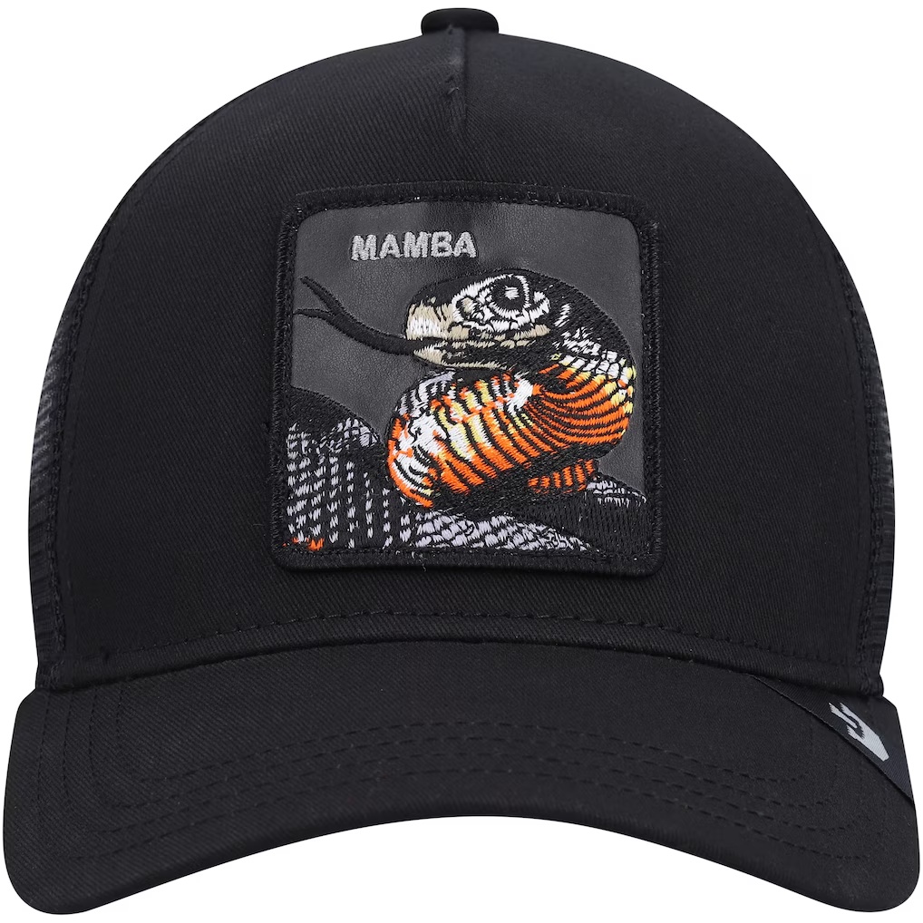 5260-Goorin-Bros-Mamba-Adjustable-Trucker-Hat-Black-2.jpg Goorin Bros Mamba Adjustable Trucker Hat - Black