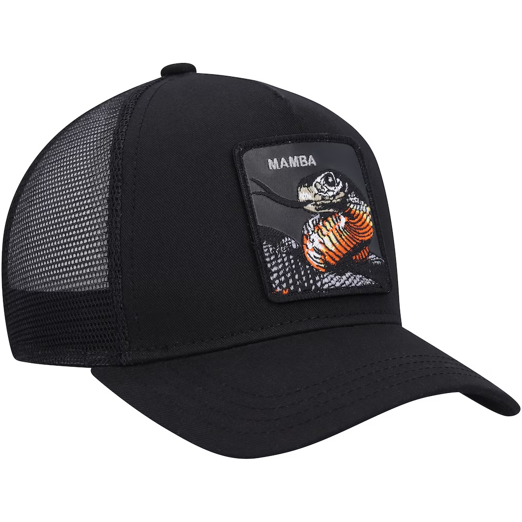 5260-Goorin-Bros-Mamba-Adjustable-Trucker-Hat-Black-3.jpg Goorin Bros Mamba Adjustable Trucker Hat - Black