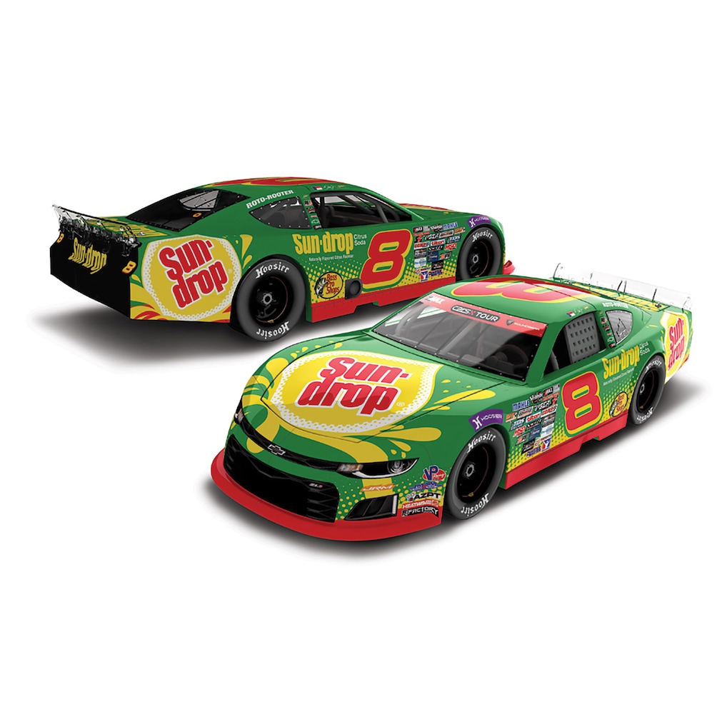Dale Earnhardt Jr. Action Racing 2025 #8 Sun Drop 1:64 Late Model Regular Paint Die-Cast Chevrolet Camaro