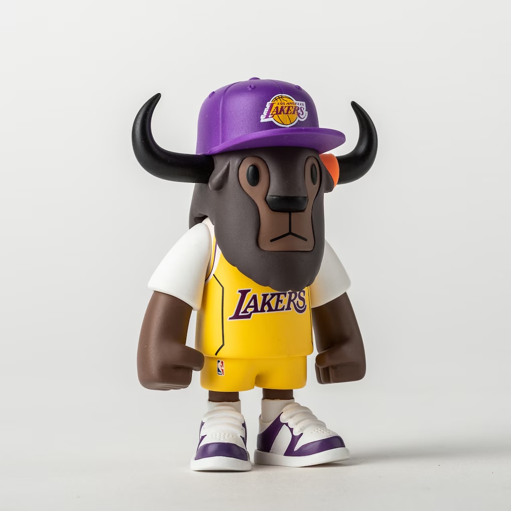 Los Angeles Lakers New Era Mini Buffalo Figure