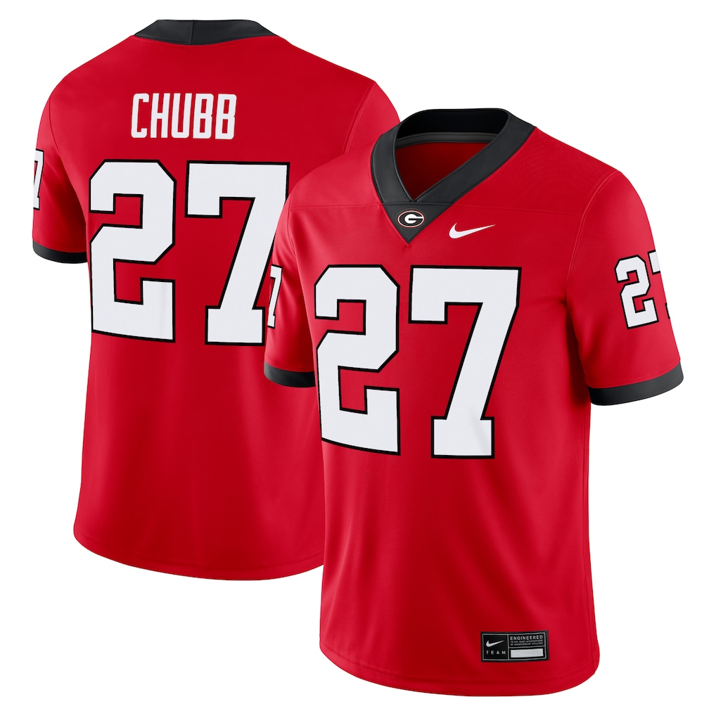 5390-Nick-Chubb-Georgia-Bulldogs-Nike-Alumni-Game-Jersey-Red-1.jpg Nick Chubb Georgia Bulldogs Nike Alumni Game Jersey - Red