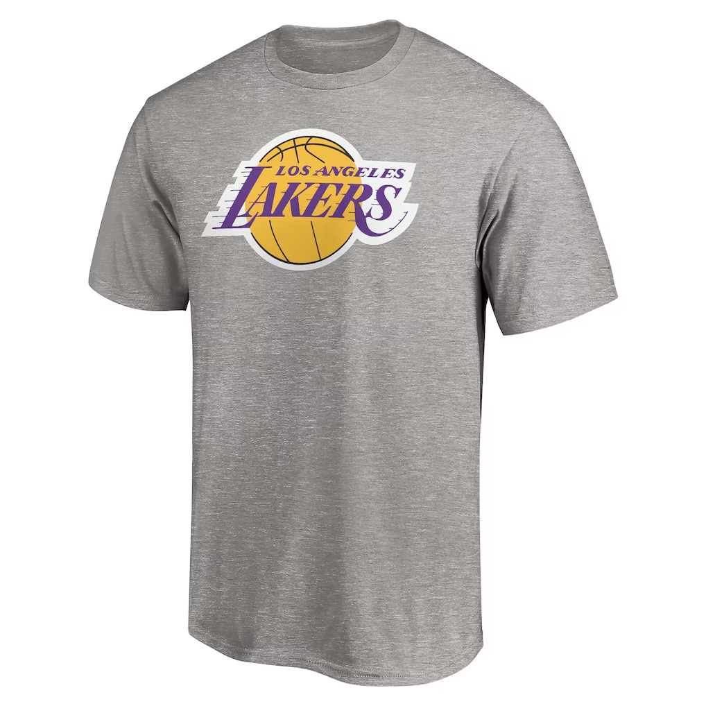 LeBron James Los Angeles Lakers #6 Playmaker Name & Number T-Shirt - Heathered Gray