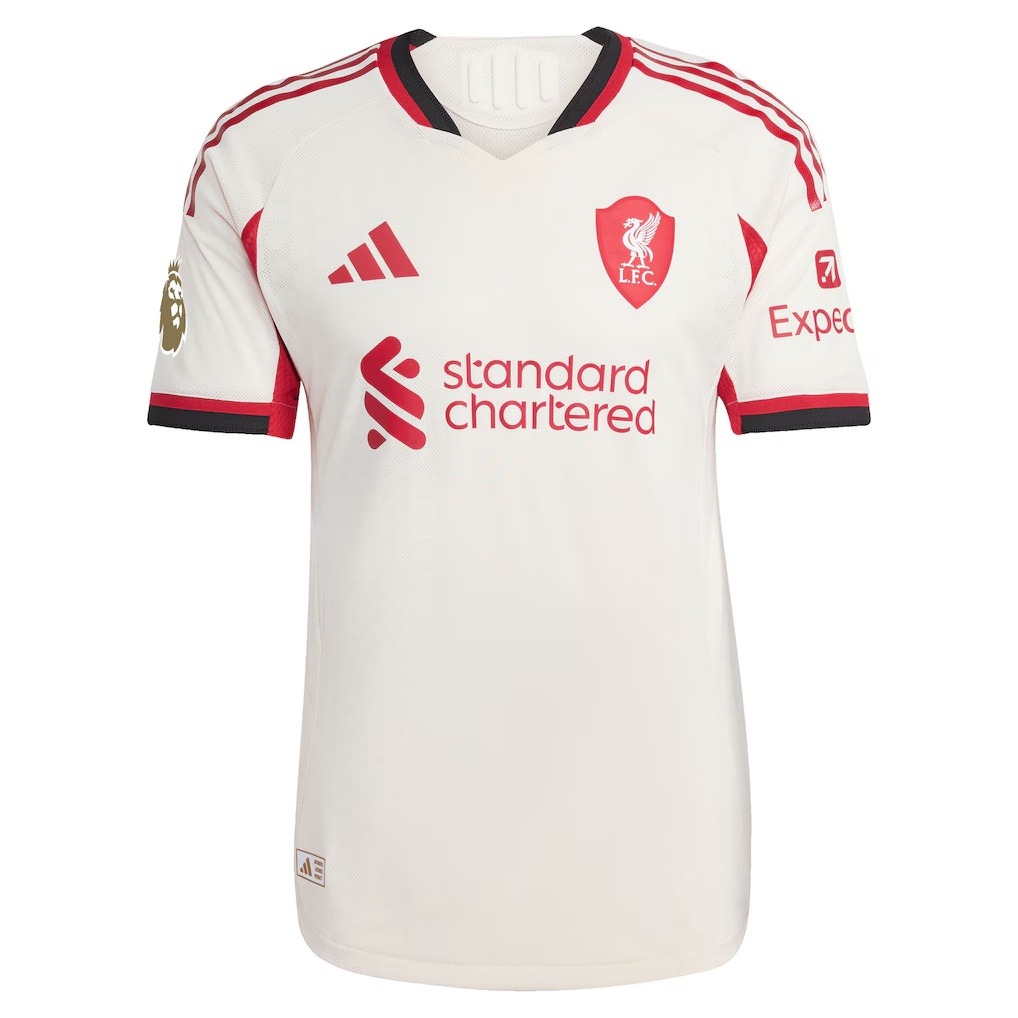 Virgil van Dijk Liverpool adidas 2025/26 Away Authentic Player Jersey - White