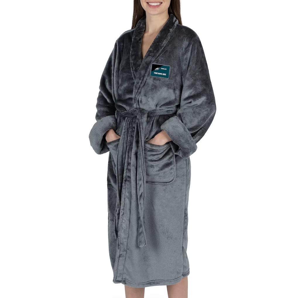 5494-Philadelphia-Eagles-The-Northwest-Group-Women-s-Snipe-Personalized-Robe-Gray-1.jpg Philadelphia Eagles The Northwest Group Women's Snipe Personalized Robe - Gray