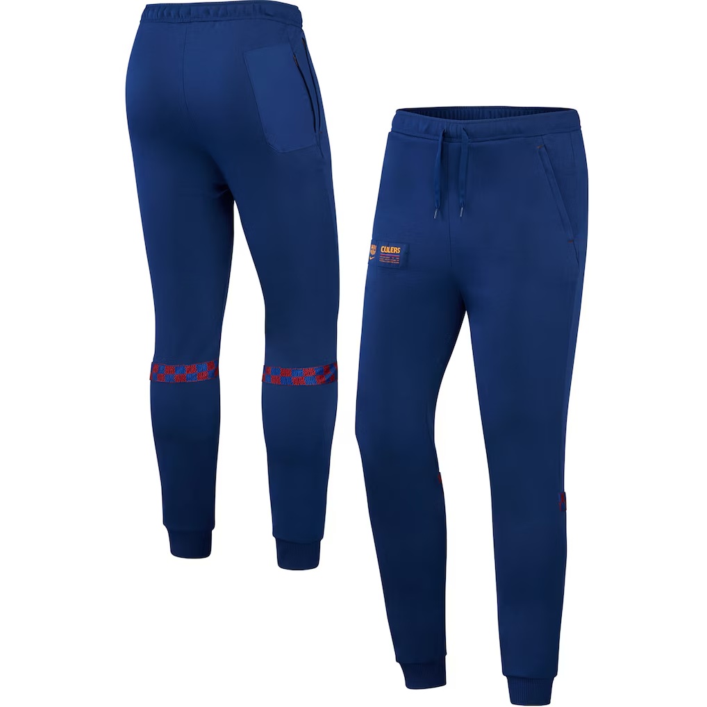 Barcelona Nike Youth Travel Fleece Pants - Blue