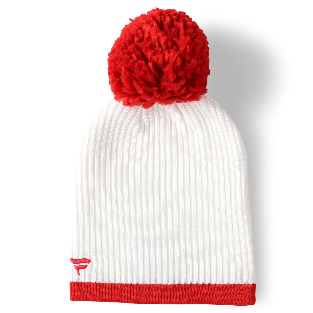 Detroit Red Wings Fanatics Women's 2025 NHL Stadium Series Team Knit Hat with Pom - White