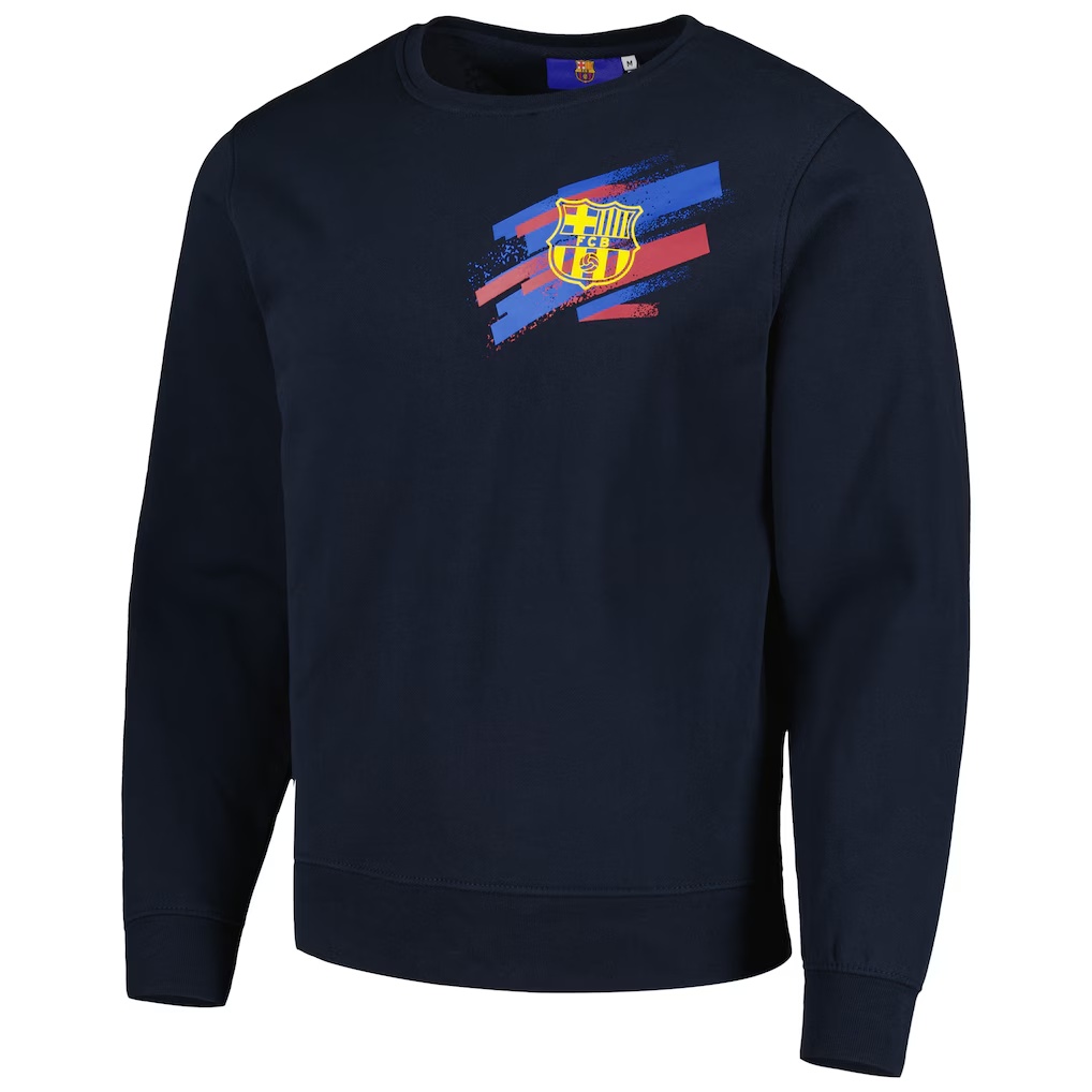 Barcelona Vintage Pullover Sweatshirt - Navy