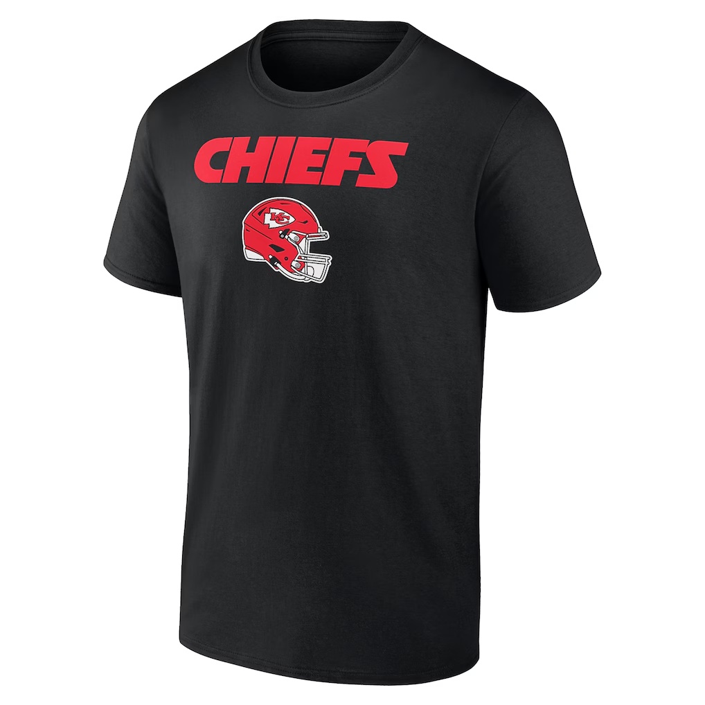 Travis Kelce Kansas City Chiefs Team Wordmark Player Name & Number T-Shirt - Black