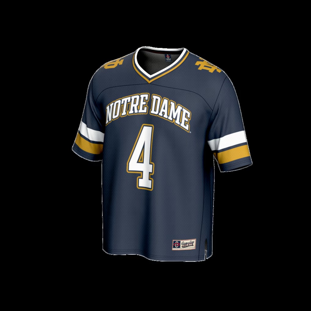 Jeremiyah Love Notre Dame Fighting Irish GameDay Greats Youth Football Fashion Jersey - Navy