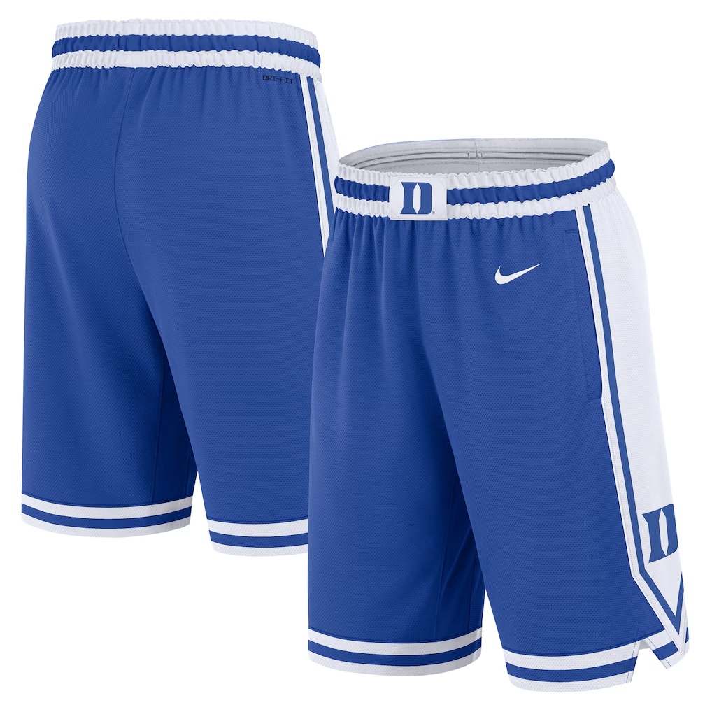 Duke Blue Devils Nike Road Replica Performance Shorts - Royal