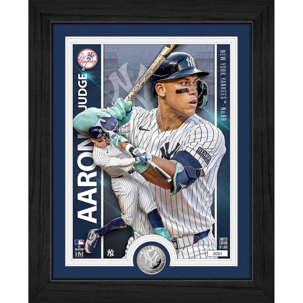 Aaron Judge New York Yankees Highland Mint 13" x 16" Artist Proof Silver Coin Photo Mint
