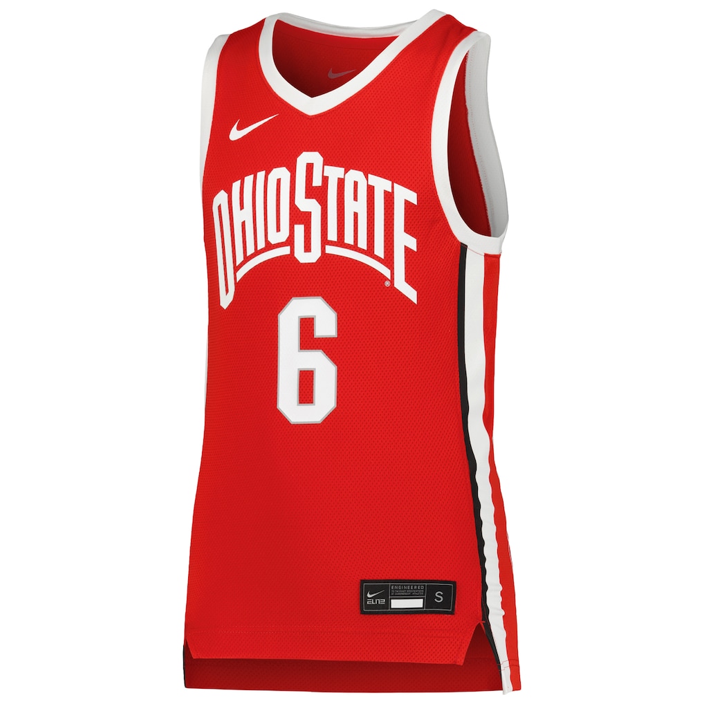 LeBron James Ohio State Buckeyes Nike Youth Replica Basketball Jersey - Scarlet