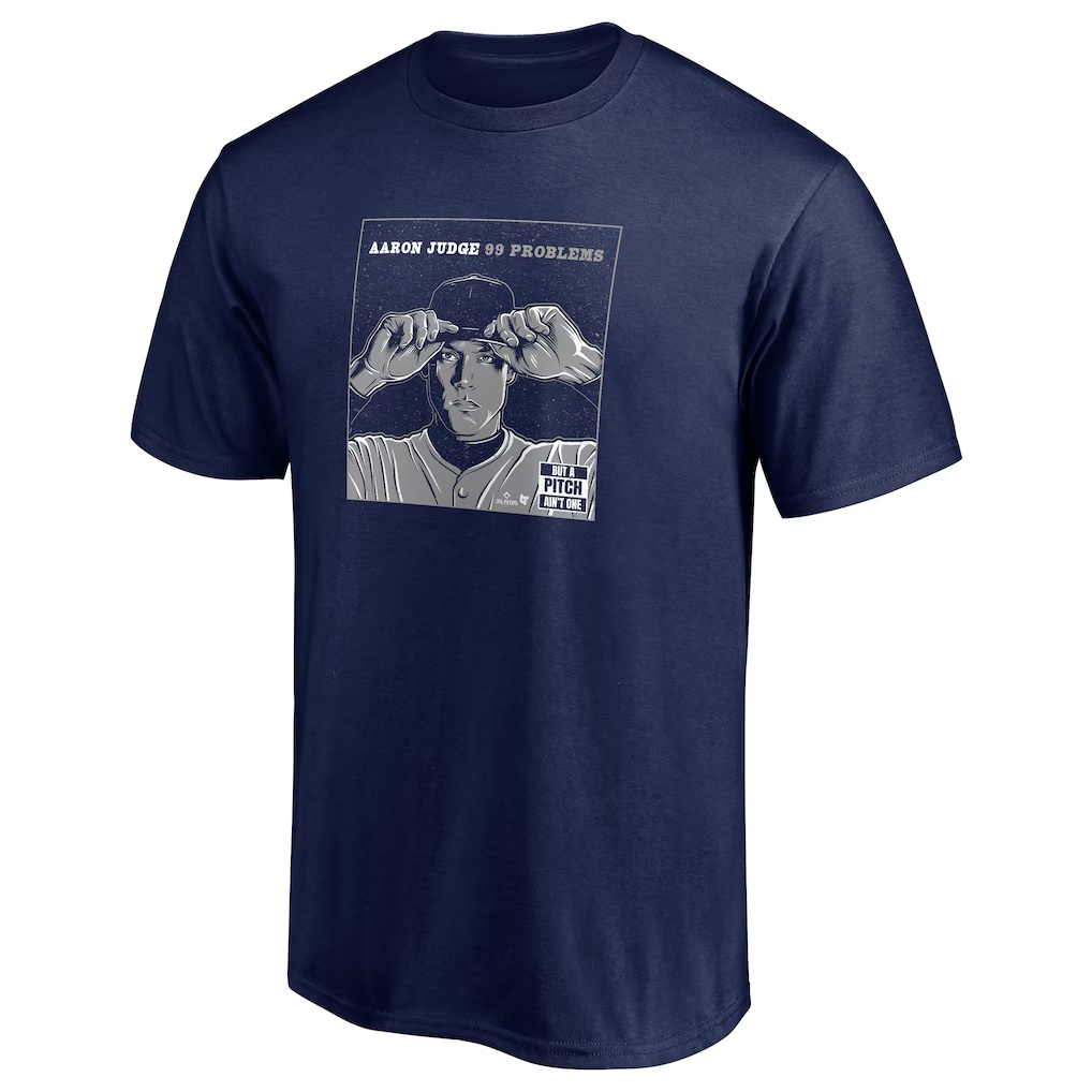 Aaron Judge New York Yankees BreakingT Unisex Player Graphic T-Shirt - Navy