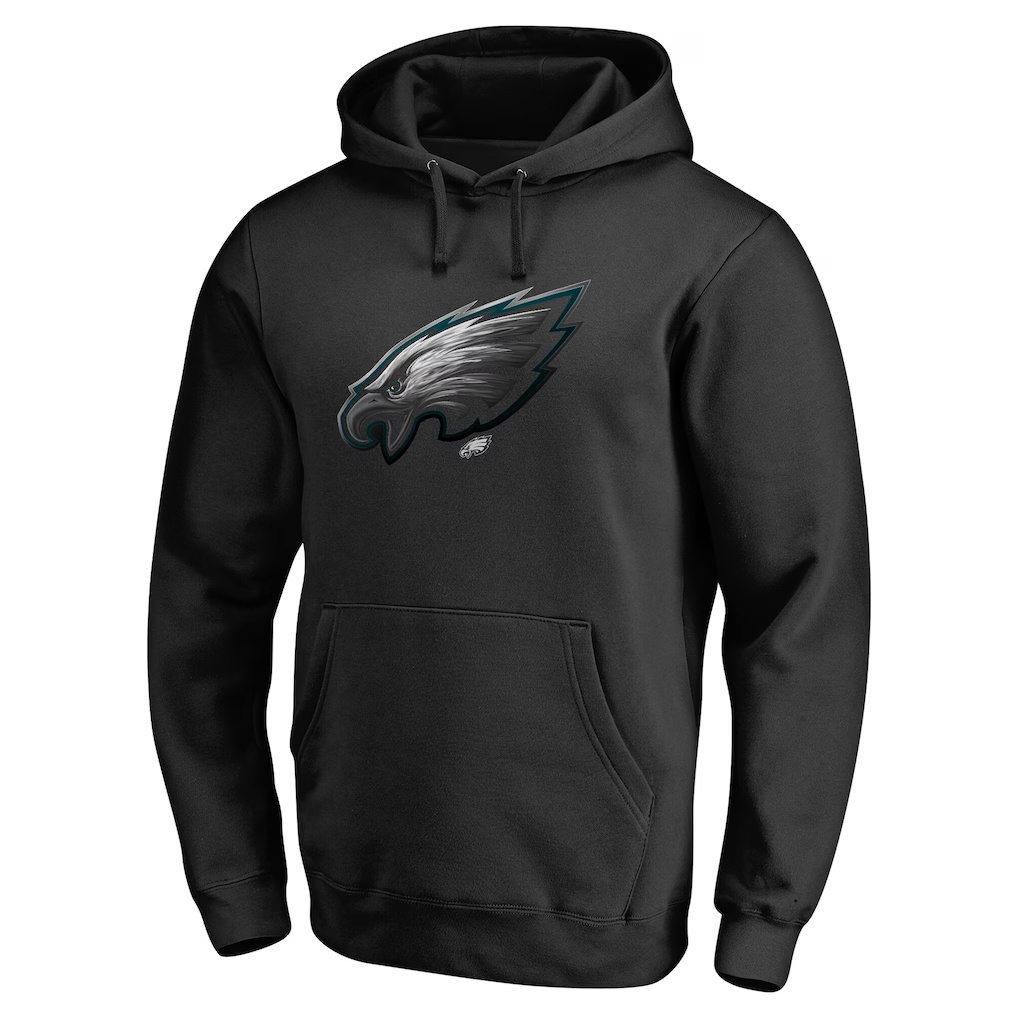 5783-Philadelphia-Eagles-Personalized-Midnight-Mascot-Pullover-Hoodie-Black-2.jpg Philadelphia Eagles Personalized Midnight Mascot Pullover Hoodie - Black