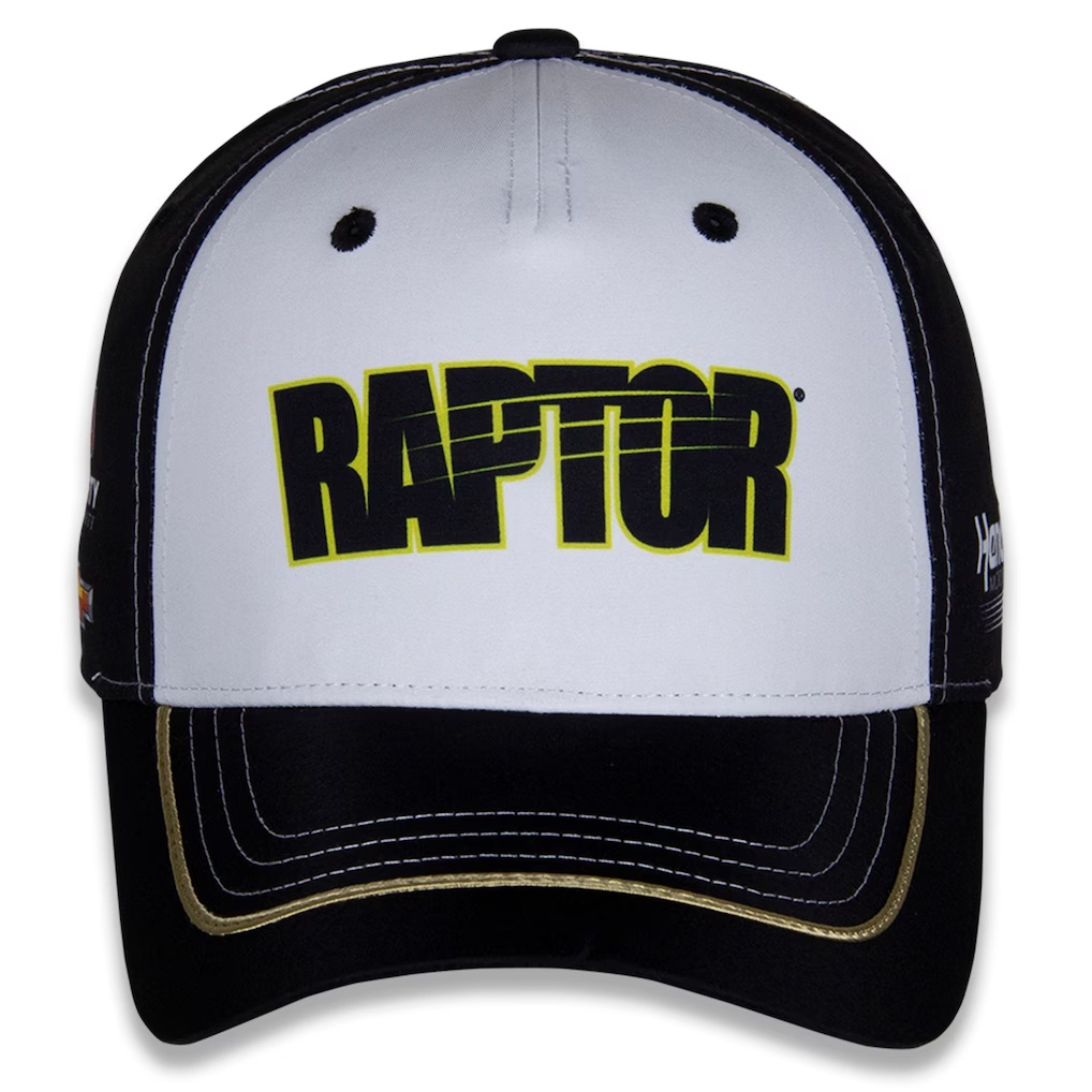 William Byron Hendrick Motorsports Team Collection Raptor Uniform Adjustable Hat - White/Black
