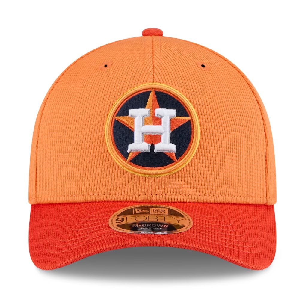 Houston Astros New Era 2025 Spring Training 9FORTY Adjustable Hat - Orange