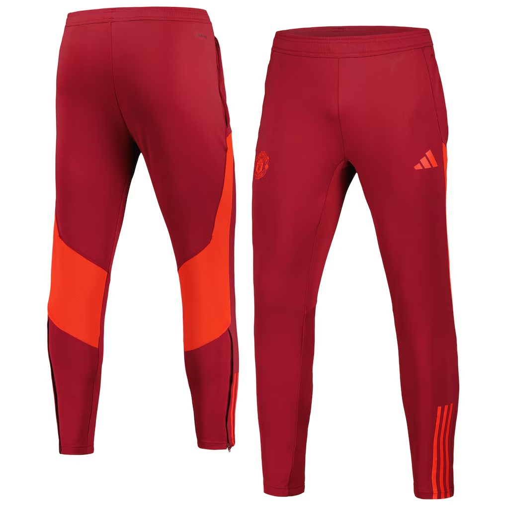 Manchester United adidas 2023/24 AEROREADY Training Pants - Red
