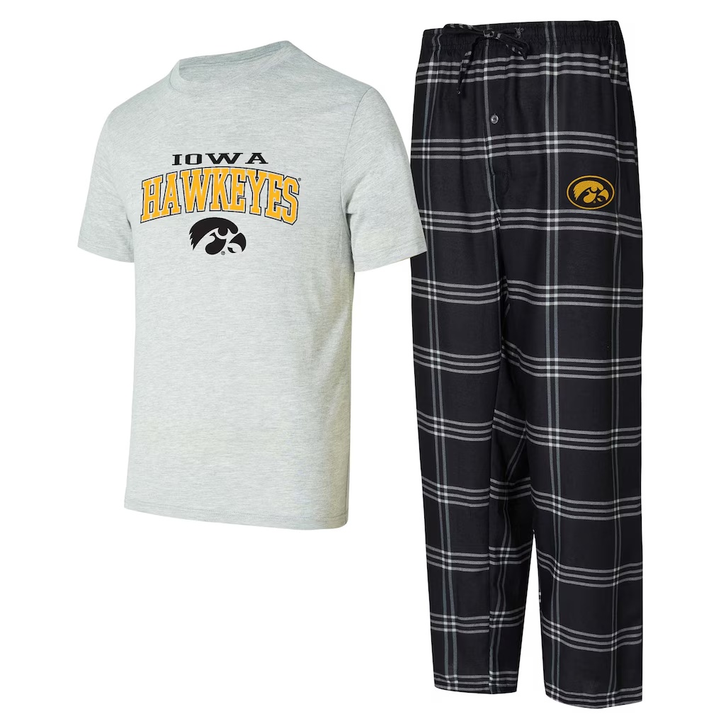 Iowa Hawkeyes Concepts Sport Top & Pants Sleep Set