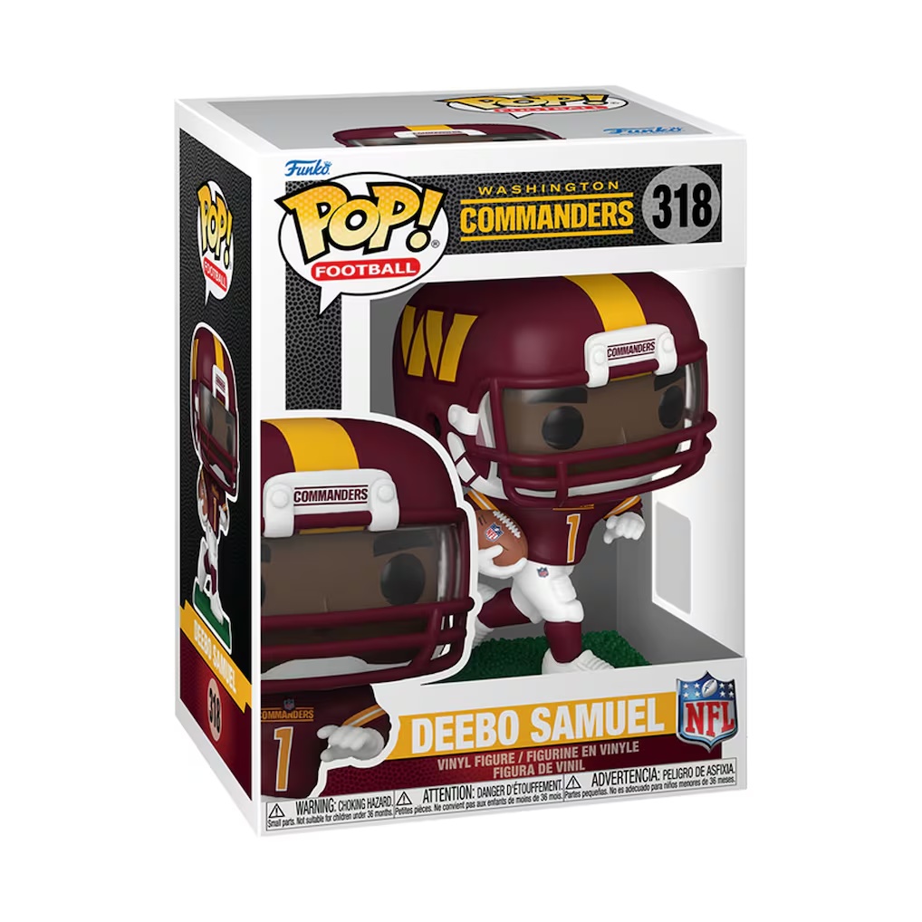 Deebo Samuel Sr Washington Commanders Funko Pop! Vinyl Figure