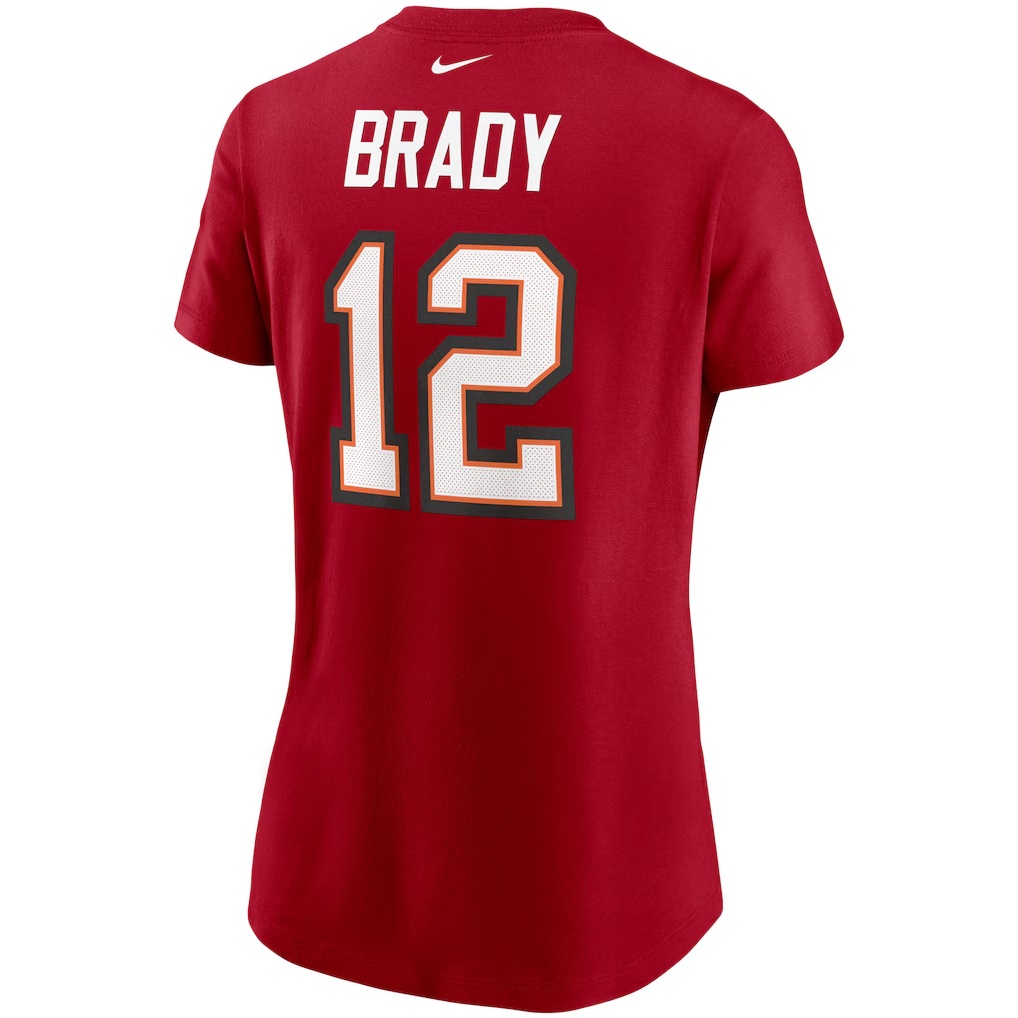 6294-Tom-Brady-Tampa-Bay-Buccaneers-Nike-Women-s-Name-Number-T-Shirt-Red-3.jpg Tom Brady Tampa Bay Buccaneers Nike Women's Name & Number T-Shirt - Red