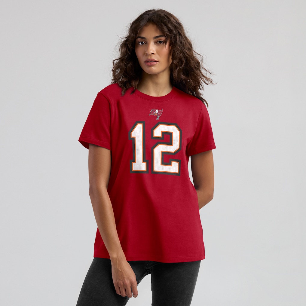 6294-Tom-Brady-Tampa-Bay-Buccaneers-Nike-Women-s-Name-Number-T-Shirt-Red-4.jpg Tom Brady Tampa Bay Buccaneers Nike Women's Name & Number T-Shirt - Red