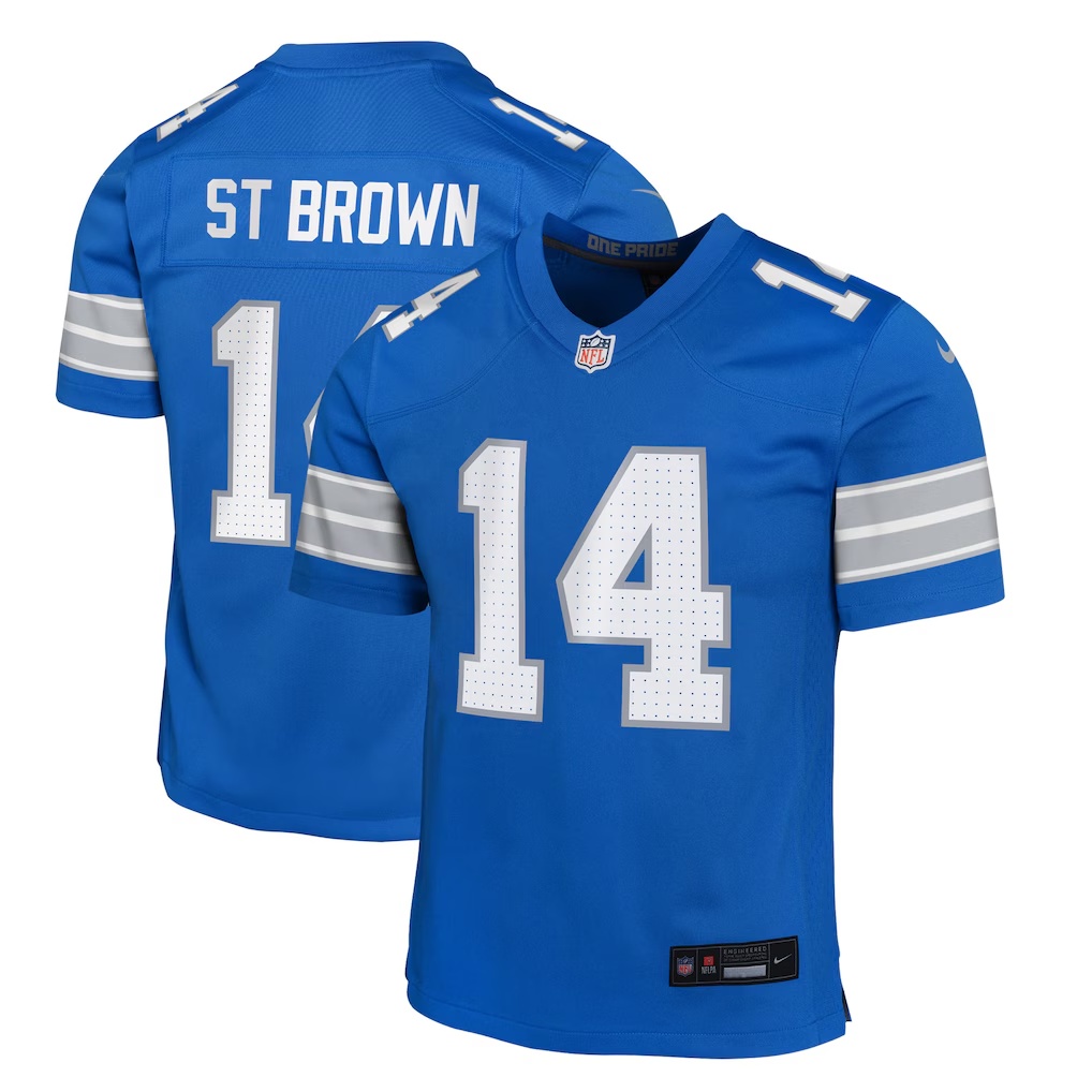 657-Amon-Ra-St.-Brown-Detroit-Lions-Nike-Youth-Game-Jersey-Blue-1.jpg Amon-Ra St. Brown Detroit Lions Nike Youth Game Jersey - Blue