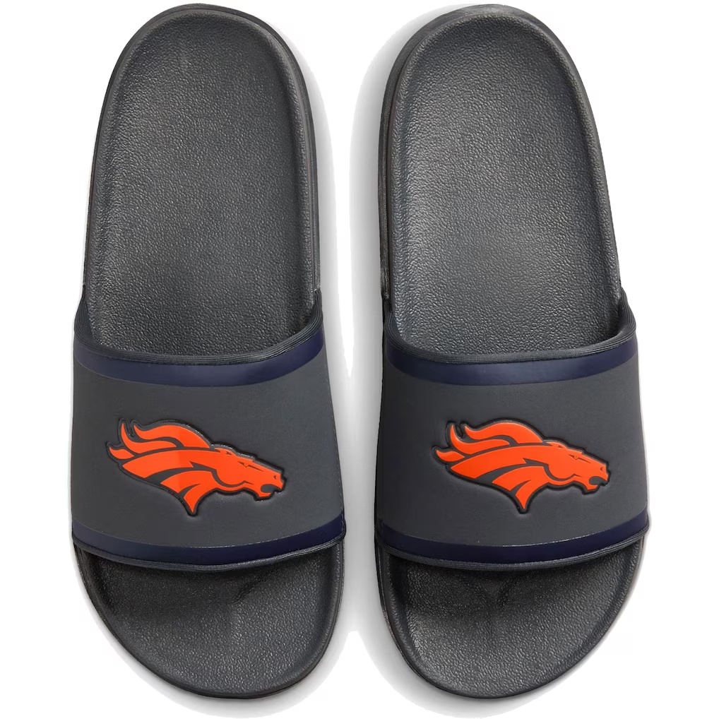 Denver Broncos Nike Off-Court Wordmark Slide Sandals
