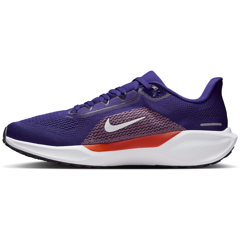 Clemson Tigers Nike Unisex Zoom Pegasus 41 Running Shoes - Purple