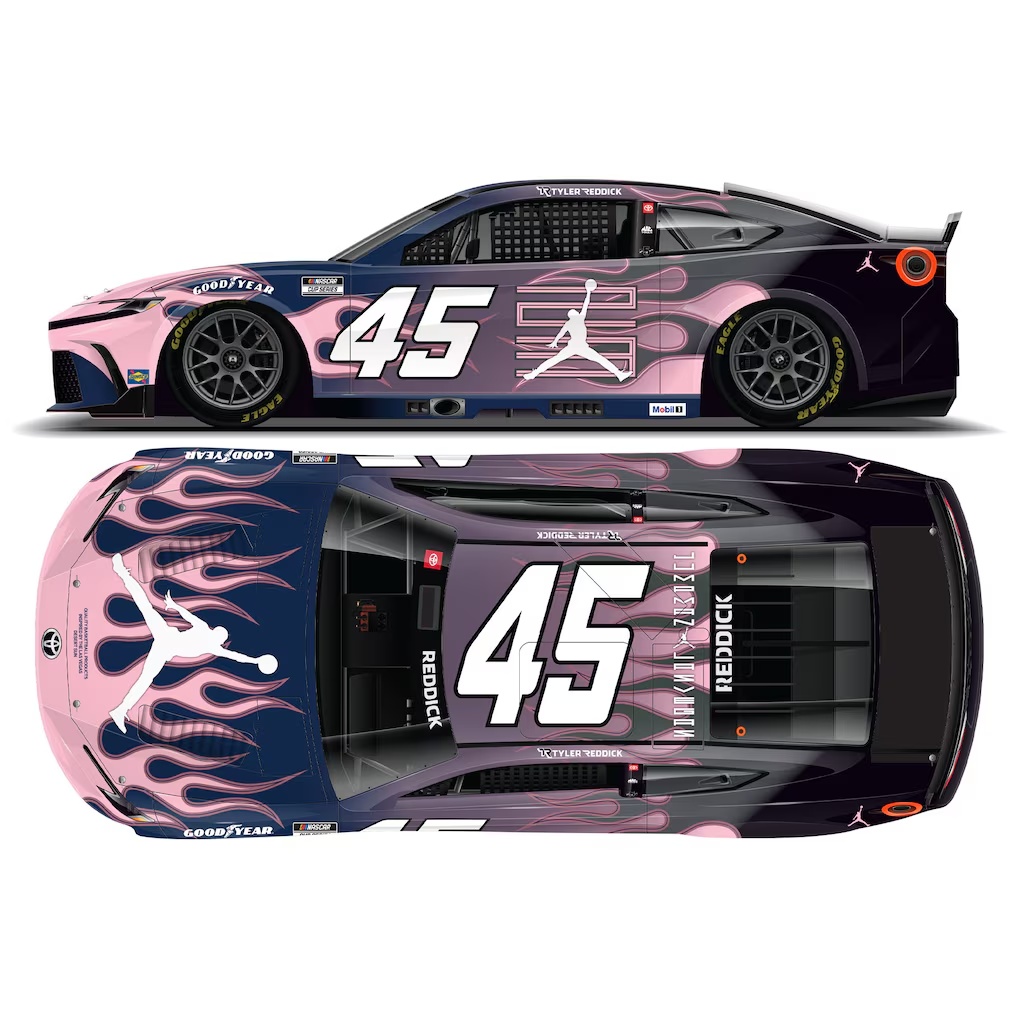 Tyler Reddick Action Racing 2025 #45 Jordan Brand Las Vegas Race 1:24 Regular Paint Die-Cast Toyota Camry