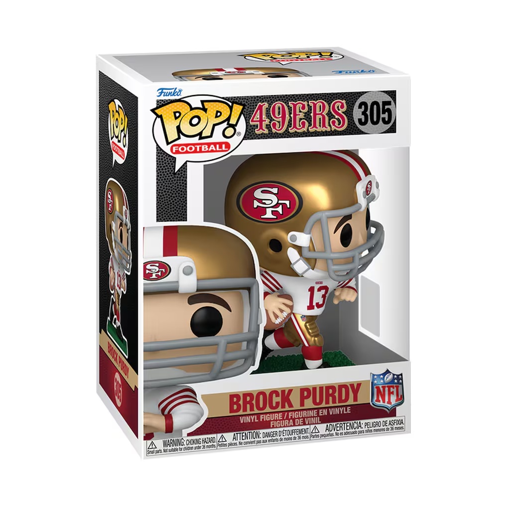 Brock Purdy San Francisco 49ers Funko Pop! Vinyl Figure