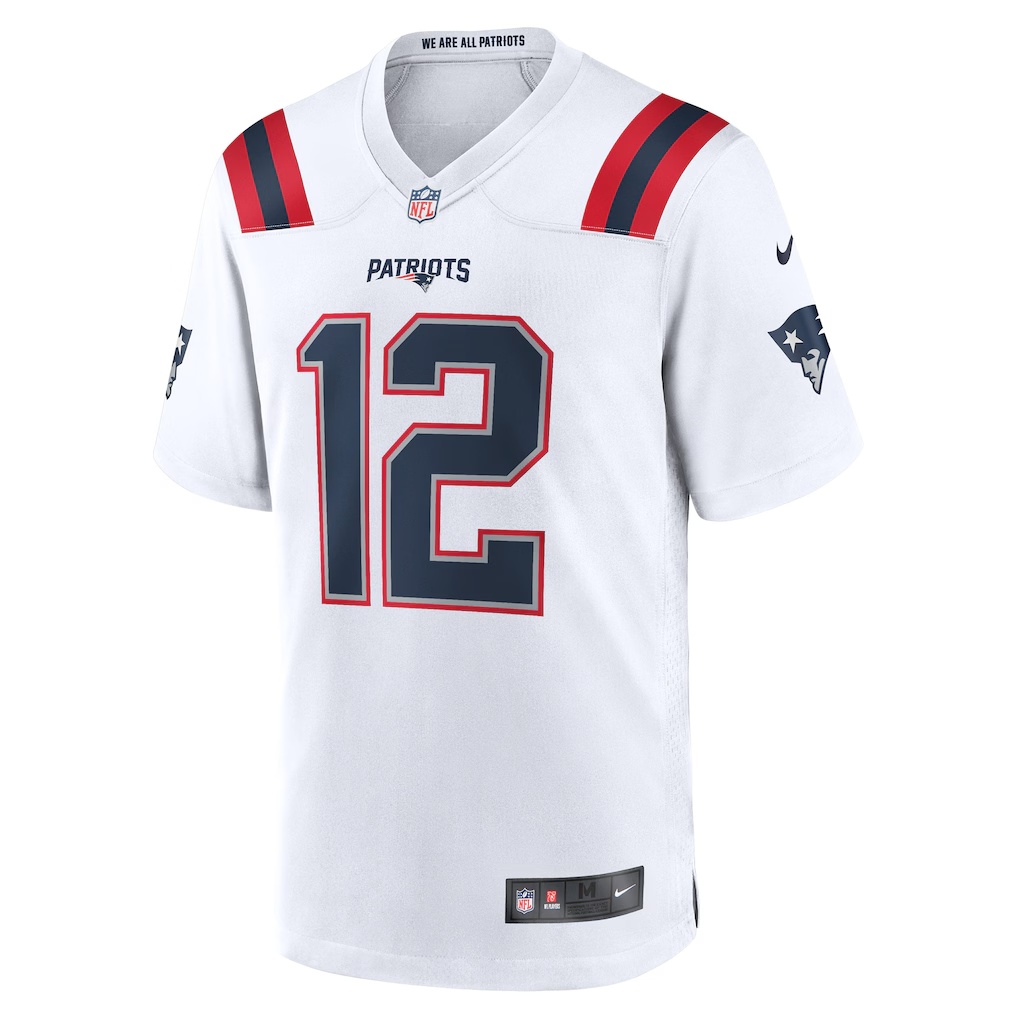 930-Tom-Brady-New-England-Patriots-Nike-Retired-Game-Jersey-White-2.jpg Tom Brady New England Patriots Nike Retired Game Jersey - White