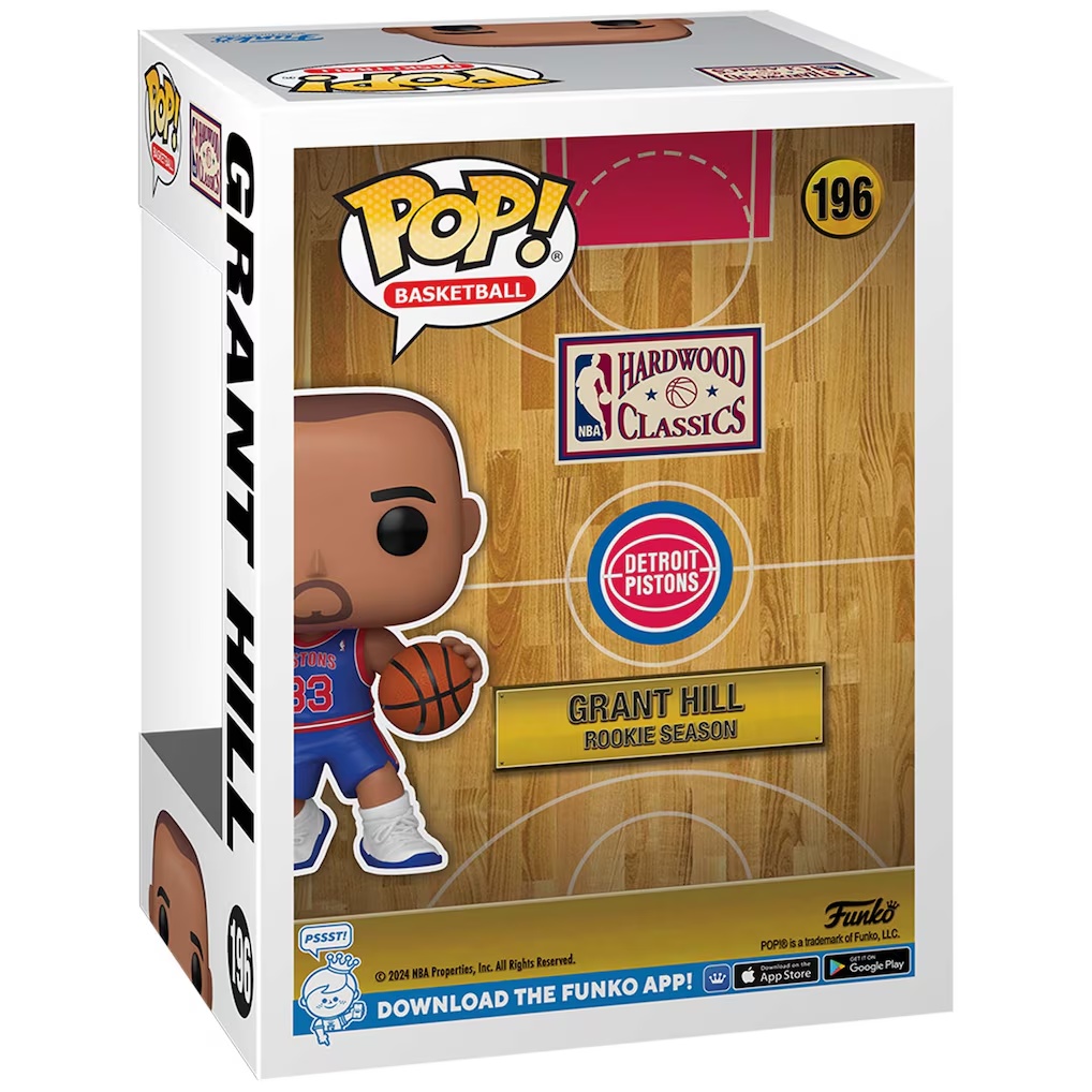 Detroit Pistons Funko Pop! #196 Grant Hill Vinyl Figure